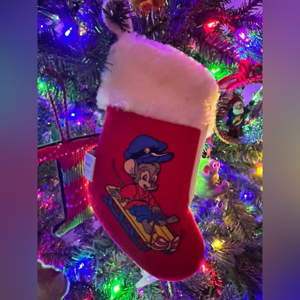 McDonald's & Sears | An American Tail Christmas stocking "Fievel Mousekewitz"
